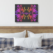 Stellen Sie sich vor, Blume der Rose Abstrakt Insp Leinwanddruck (Insitu (Schlafzimmer))