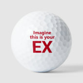 Stellen Sie sich vor, dies sind Ihre exklusiven Re Golfball (Vorderseite)