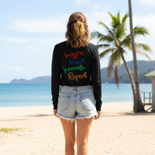 "Stellen Sie sich vor, erfinden, innovativ, wieder T-Shirt