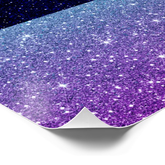 Stellen Sie sich vor - jenseits Ihres Horizonts Poster (Ecke)