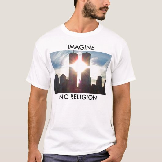 Stellen Sie sich vor, keine Religion T-Shirt (Vorderseite)