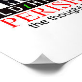 Stellen Sie sich vor Poster (Ecke)