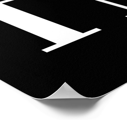 Stellen Sie sich vor Poster (Ecke)