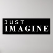 Stellen Sie sich vor Poster (Vorne)