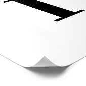 Stellen Sie sich vor Poster (Ecke)