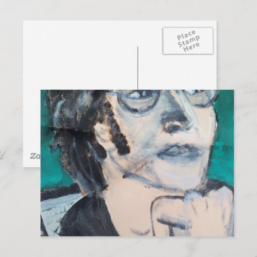 Stellen Sie sich vor Postkarte (Vorne/Hinten)