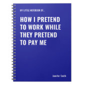 Stellen Sie sich vor, Sie arbeiten ein kurzes Ange Notizblock (Vorderseite)