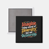 Stellen Sie sich vor, Sie hätten Angst vor Diversi Magnet (Vorderseite/Rückseite)