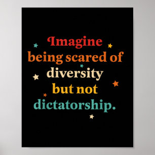 Stellen Sie sich vor, Sie hätten Angst vor Diversi Poster