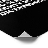 Stellen Sie sich vor, Sie hätten Angst vor Diversi Poster (Ecke)