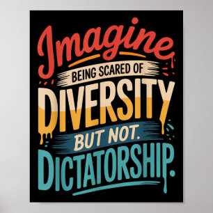 Stellen Sie sich vor, Sie hätten Angst vor Diversi Poster