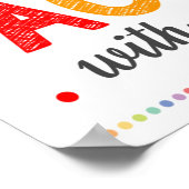 Stellen Sie sich vor, Sie sollen das Klassenzimmer Poster (Ecke)