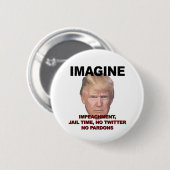 Stellen Sie sich vor, Sie würden eingesperrt, kein Button (Vorne & Hinten)