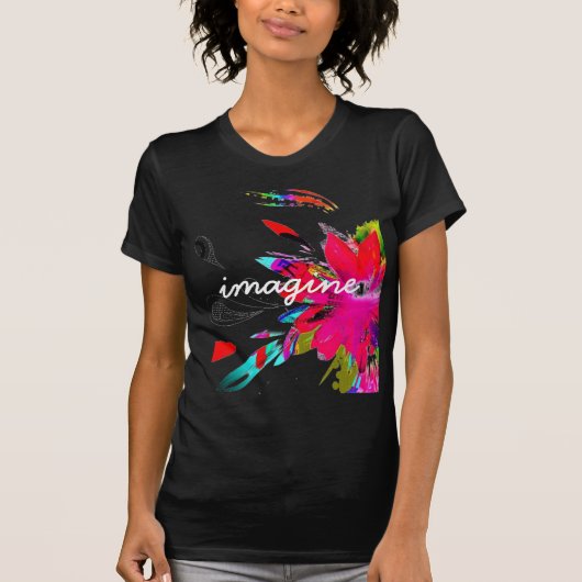 Stellen Sie sich vor T-Shirt (Vorderseite)