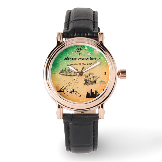 "Stellen Sie sich vor, wenn" die Uhr der Frauen (Vorderseite)