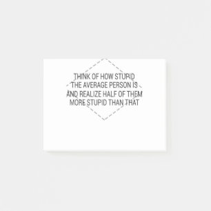 Stellen Sie sich vor, wie hoch die durchschnittlic Post-it Klebezettel