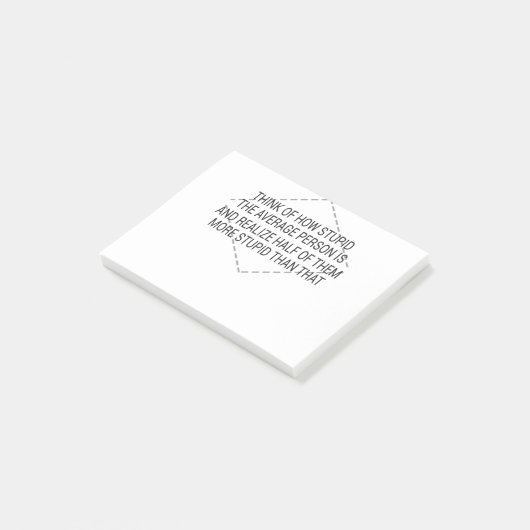 Stellen Sie sich vor, wie hoch die durchschnittlic Post-it Klebezettel (angewinkelt)