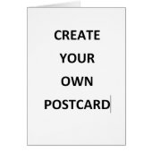 STELLEN SIE SIE BESITZEN POSTKARTE HER (Vorne)