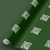 Stellen Sie sofort QR-Code mit gepolstertem Muster Geschenkpapier