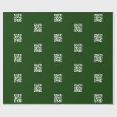 Stellen Sie sofort QR-Code mit gepolstertem Muster Geschenkpapier (Flach)