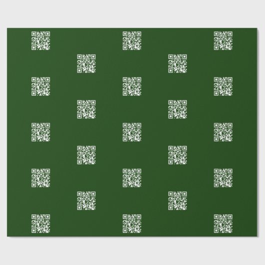 Stellen Sie sofort QR-Code mit gepolstertem Muster Geschenkpapier (Flach)
