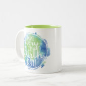 Stellen Sie tägliche ErdtagesTasse her Zweifarbige Tasse (Vorderseite Links)