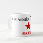 Stellen Sie Tasse Amerikas Texas wieder - Secede - (Vorderseite Links)