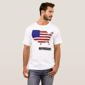 Stellen Sie USA-T - Shirt dar (Vorne ganz)