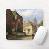 Stellen Sie vor einer Redbrick Kirche in einer Mousepad (Mit Mouse)