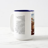 Stellen Sie weg Kaffee-Tasse gegenüber Zweifarbige Tasse (Vorderseite Links)