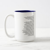 Stellen Sie weg Kaffee-Tasse gegenüber Zweifarbige Tasse (Links)