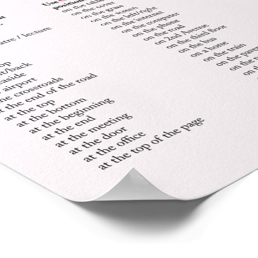 Stellenangebote in Englisch Poster (Ecke)