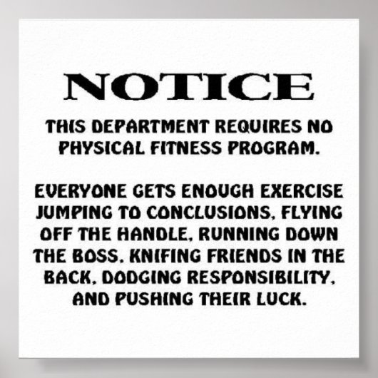 Stellenausschreibung Poster (Vorne)