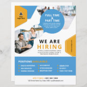 Stellenausschreibung / Wir stellen Flyer ein (Vorne/Hinten)