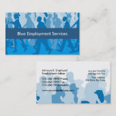 Stellenbesetzung der visitenkarte (Vorne/Hinten)