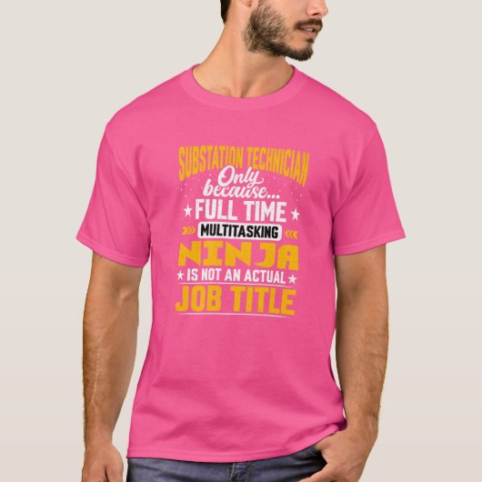 Stellenbezeichnung des Technikers T-Shirt (Vorderseite)
