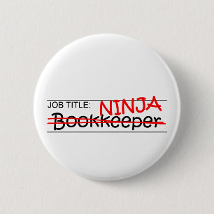Stellenbezeichnung Ninja Buchhalter Button