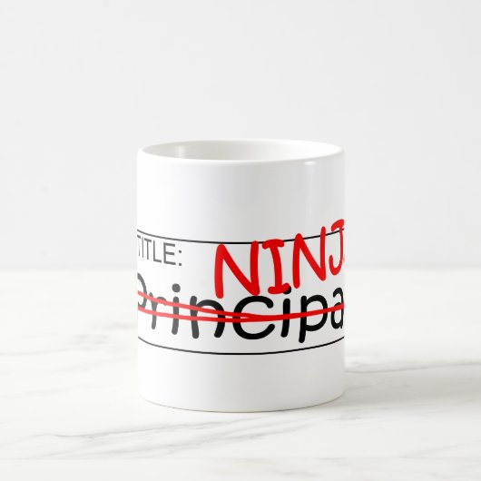 Stellenbezeichnung Ninja - Direktion Kaffeetasse (Mittel)