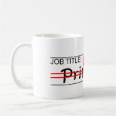 Stellenbezeichnung Ninja - Direktion Kaffeetasse (Links)