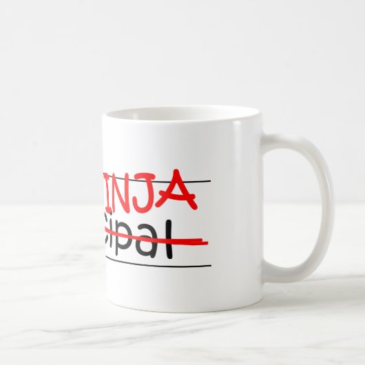 Stellenbezeichnung Ninja - Direktion Kaffeetasse (Rechts)