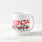 Stellenbezeichnung Ninja - Hausfrau Kaffeetasse (VorderseiteRechts)