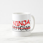 Stellenbezeichnung Ninja - Kinderarzt Kaffeetasse (VorderseiteRechts)