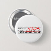 Stellenbezeichnung Ninja - RN Button (Vorne & Hinten)