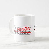 Stellenbezeichnung Ninja - Stunde Kaffeetasse (Vorderseite Links)