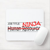 Stellenbezeichnung Ninja - Stunde Mousepad (Mit Mouse)