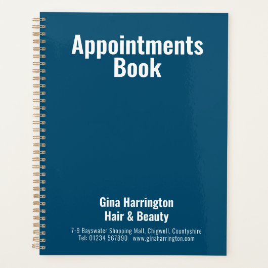 Stellenbuch für Geschäftsplaner Planer (Vorderseite)