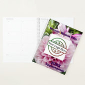 Stellenbuch, Pink Dahlia Blume anpassen Planer (Anzeige)