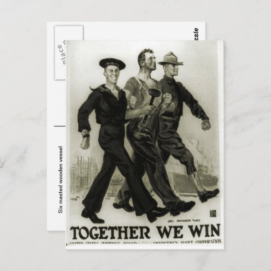 Stellenplan 1915 postkarte (Vorne/Hinten)