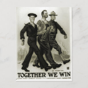 Stellenplan 1915 postkarte