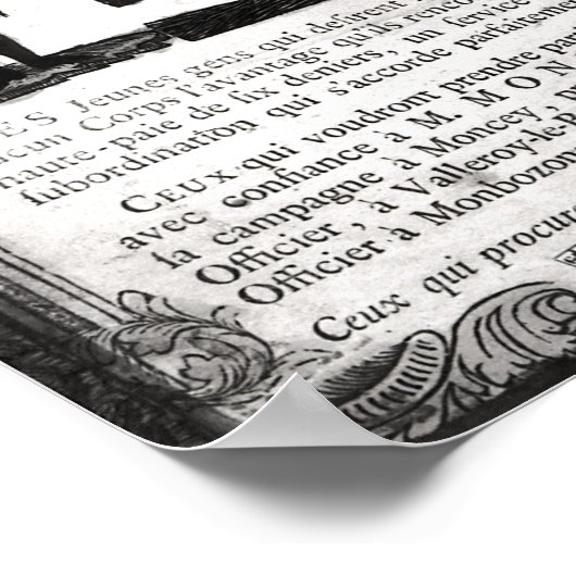 Stellenplan für das Fünfte Regiment Poster (Ecke)